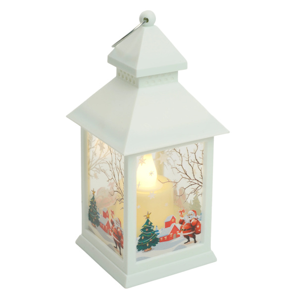 Световая фигура Свеча "Рождество" 1LED (батарейки в компл), 13,5см, белый, LT129