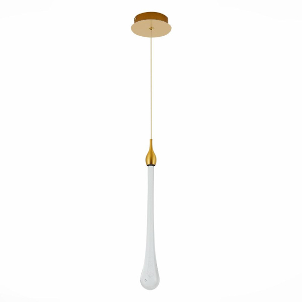 SL6103.203.01 Подвес ST-Luce Золотистый/Прозрачный LED 1*3W 4000K Faenza