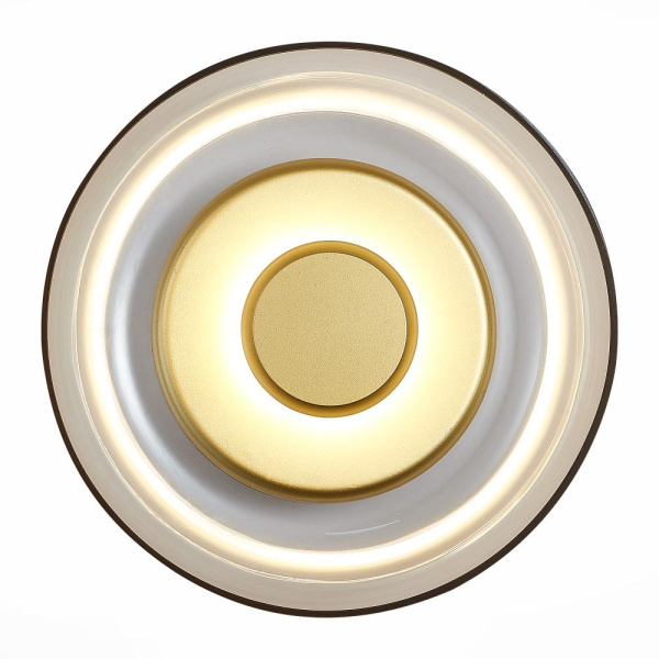 SL6002.201.01 Светильник настенный ST-Luce Золотистый/Янтарный LED 1*7W 4000K LAZIO