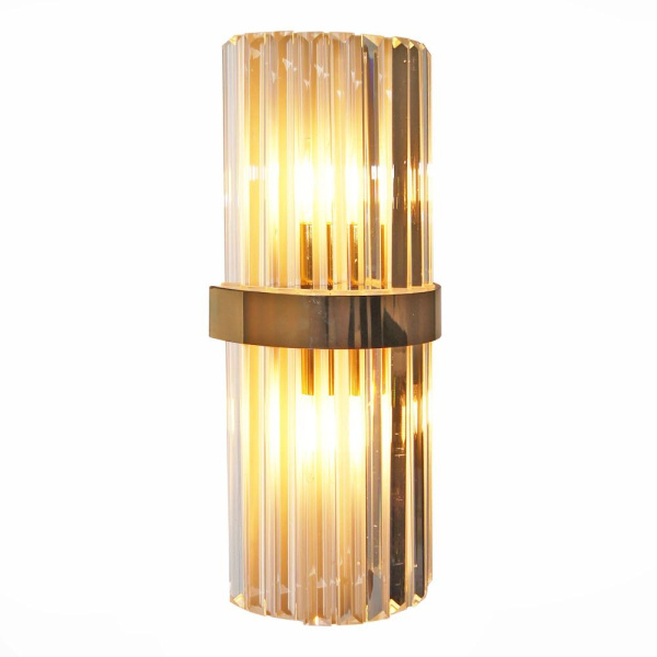 SL1176.201.02 Бра ST-Luce Золотистый/Золотистый, Прозрачный E14 2*40W AREZZO