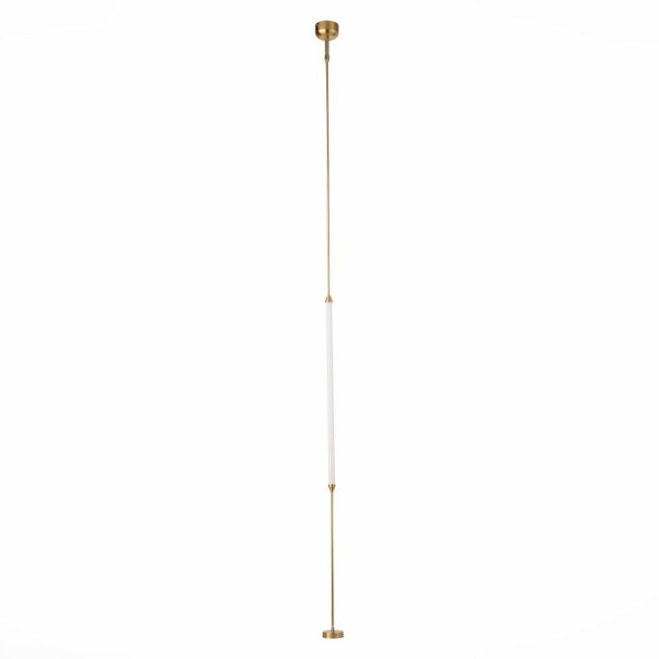 SL6004.305.01 Торшер ST-Luce Латунь/Белый LED 1*20W 3000K OLBIA