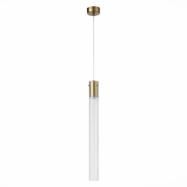 SL1229.313.01 Подвес ST-Luce Латунь/Прозрачный GU10 1*5W TERNI