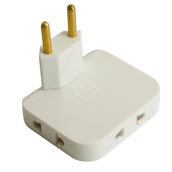 Разветвитель сетевой 3-местный б/з STEKKER ADP10-23-21, 250В, 10A, белый