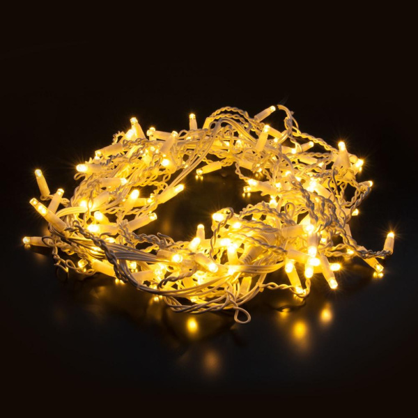 Гирлянда занавес теплый белый с эффектом мерцания 2*3м IP65 200-101 теплый белый с эффектом мерцания