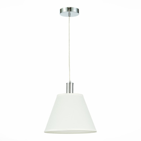 SLE111303-01 Подвес Хром/Белый E27 1*60W MONZA