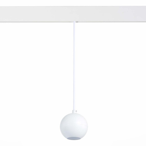 ST354.533.12 Магнитный трековый светильник подвесной Белый LED 1*12W 3000K 750Lm Ra>80 36° IP20 D100xH92 48V SKYLINE 48