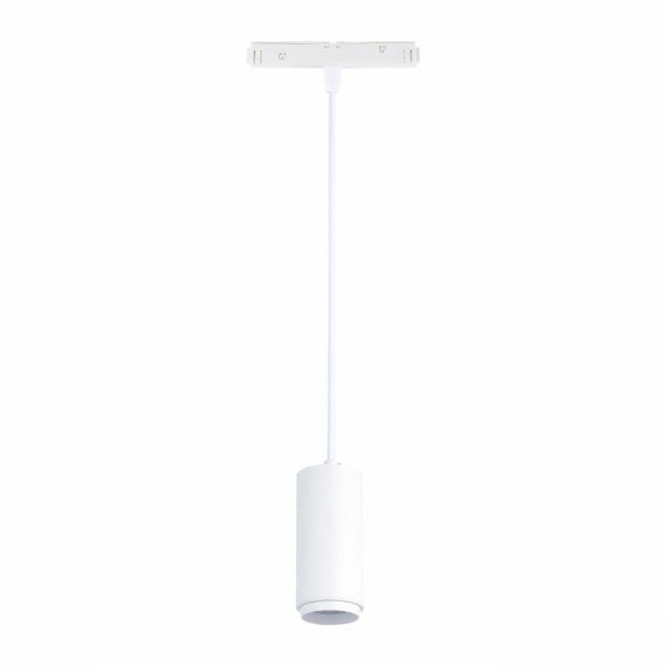 ST357.543.06 Магнитный трековый светильник подвесной ZOOM Белый LED 1*6W 4000K 667Lm Ra>80 10-60° IP20 D60xH120 48V SKYLINE 48