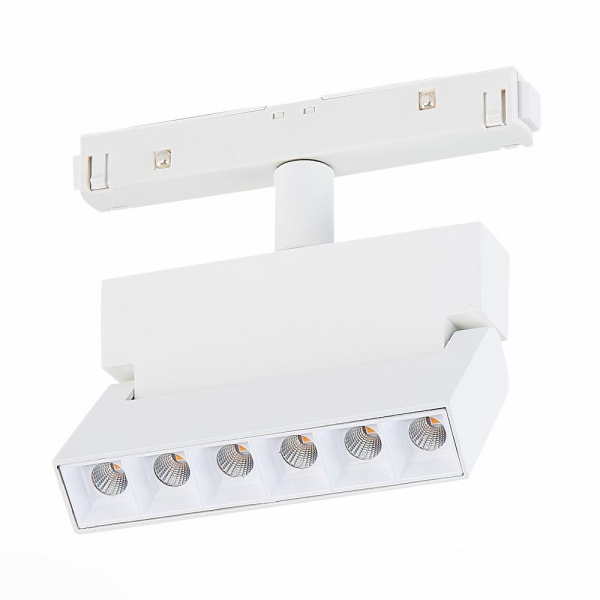 ST362.546.06 Магнитный трековый светильник белый LED 1*6W 4000K 532Lm Ra>80 36° IP20 L120xW22xH134 48V SKYLINE 48