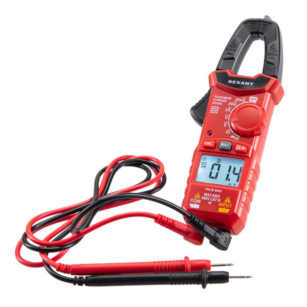 Токовые клещи R200A REXANT