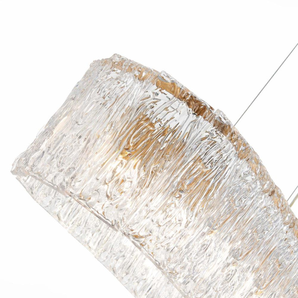 SLE283203-10 Светильник подвесной Золотистый/Прозрачный E27 10*40W RIDA