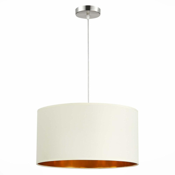 SLE300553-01 Подвес Никель/Белый, Серебристый E27 1*40W BRESCIA