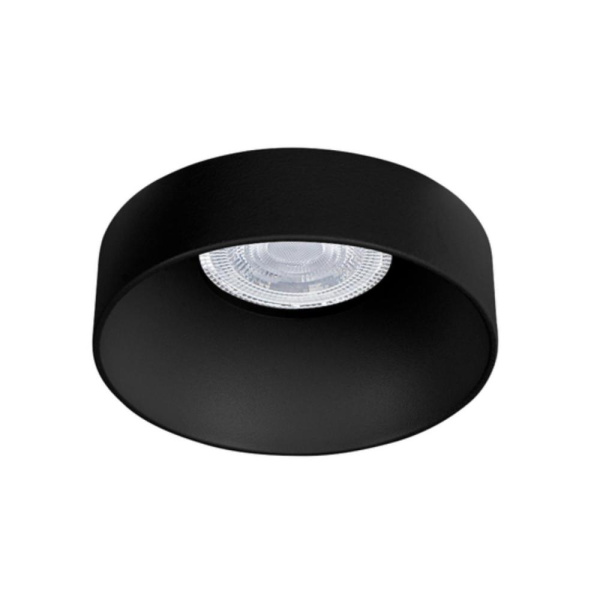 A1240PL-1BK Светильник потолочный встраиваемый RAMO для MR16 Ø85x48мм черный IP20 монтаж Ø70мм