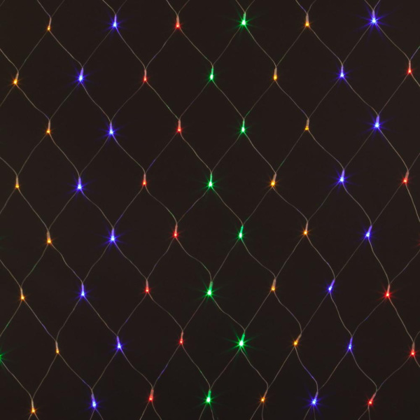 Гирлянда сеть 1,5*1,5 м IP20 300-001 мульти