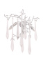 Бра Crystal Lux REINA AP3 SILVER PATINA