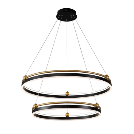 Люстра Crystal Lux FERNANDO SP123W LED  BLACK/GOLD