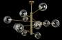 Люстра Crystal Lux MARZO SP12 BRONZE/TRANSPARENTE