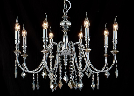 Люстра Crystal Lux MERCEDES SP8 CHROME/SMOKE