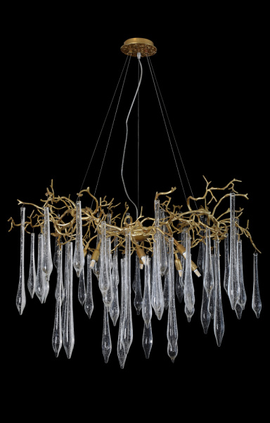 Люстра Crystal Lux REINA SP8 D1000 GOLD PEARL