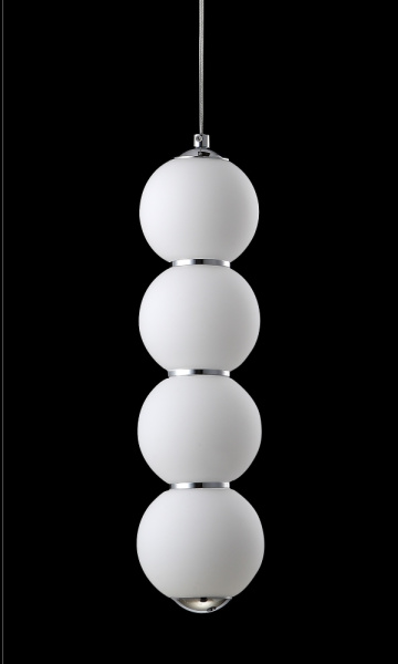 Светильник подвесной Crystal Lux DESI SP4 CHROME/WHITE