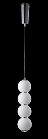 Светильник подвесной Crystal Lux DESI SP4 CHROME/WHITE