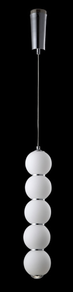 Светильник подвесной Crystal Lux DESI SP5 CHROME/WHITE