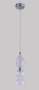 Светильник подвесной Crystal Lux IRIS SP1 B TRANSPARENT
