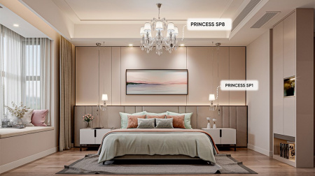 Светильник подвесной Crystal Lux PRINCESS SP1