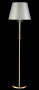 Торшер Crystal Lux NICOLAS PT1 GOLD/WHITE