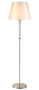 Торшер Crystal Lux NICOLAS PT1 NICKEL/WHITE