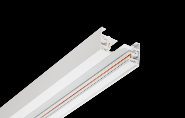 Шинопровод однофазный с питанием и заглушкой Crystal Lux CLT 0.11 01 L2000 WH