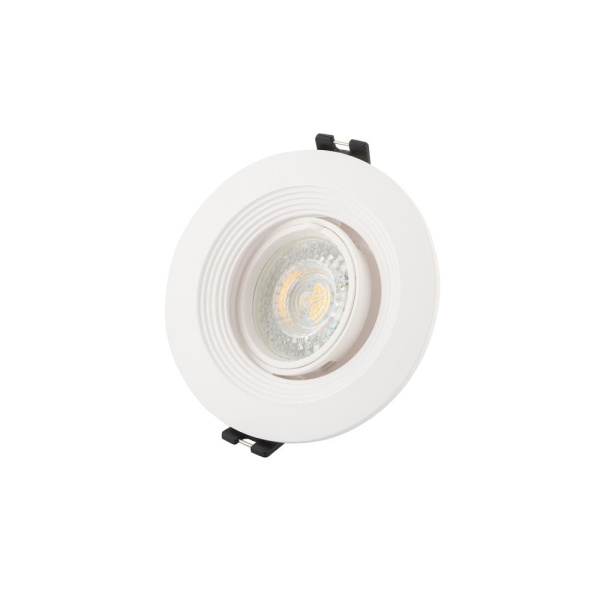 DK3029-WH Встраиваемый светильник, IP 20, 10 Вт, GU5.3, LED, белый, пластик