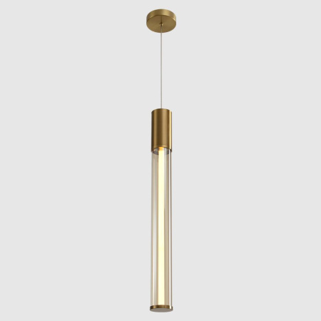 Светильник подвесной Crystal Lux LINEUP SP11W LED BRASS