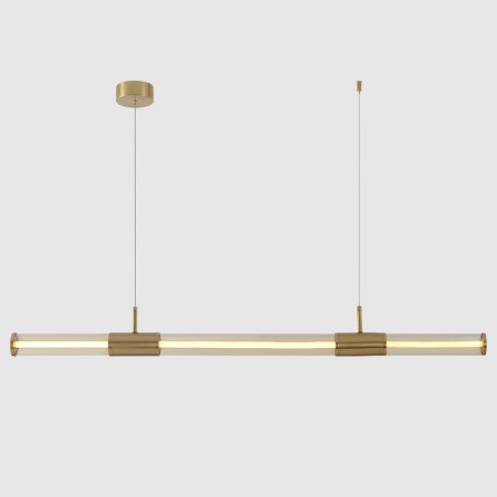 Светильник подвесной Crystal Lux LINEUP SP24W LED BRASS