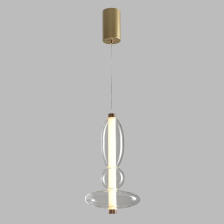 Светильник подвесной Crystal Lux QUASAR SP10W LED TRANSPARENT