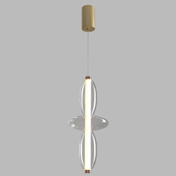 Светильник подвесной Crystal Lux QUASAR SP14W LED TRANSPARENT