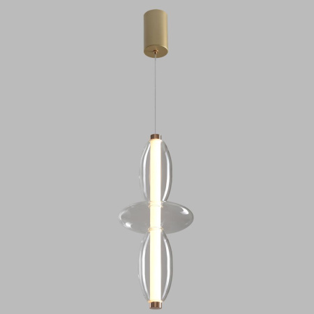 Светильник подвесной Crystal Lux QUASAR SP14W LED TRANSPARENT