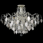 Светильник потолочный Crystal Lux ESMIRALDA PL9 SILVER