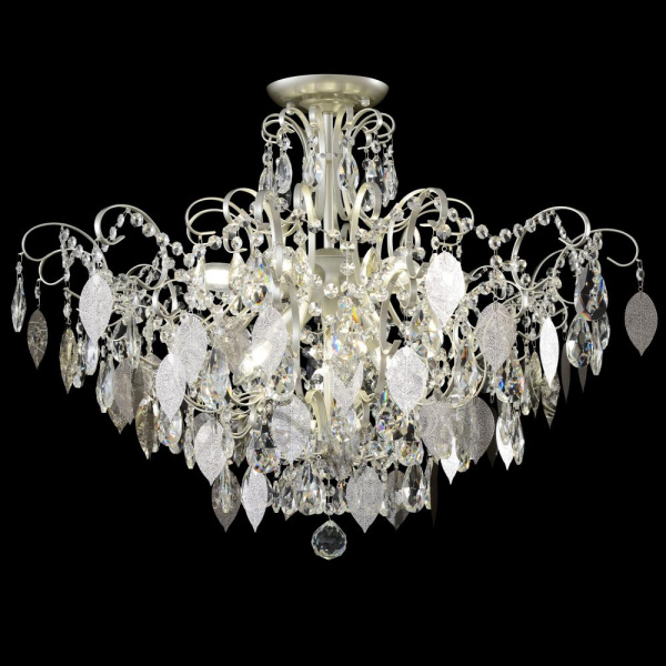 Светильник потолочный Crystal Lux ESMIRALDA PL9 SILVER