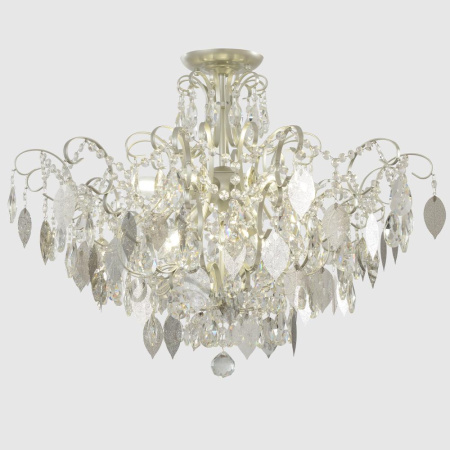 Светильник потолочный Crystal Lux ESMIRALDA PL9 SILVER