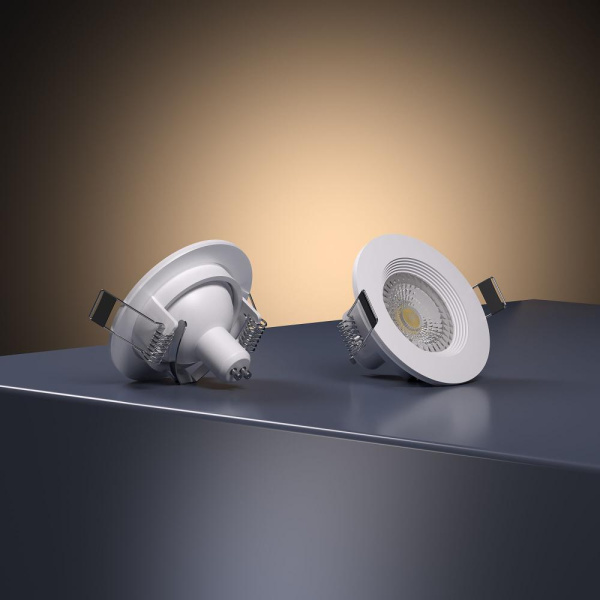 Светильник встраиваемый City GU10 белый IP44 25060/01