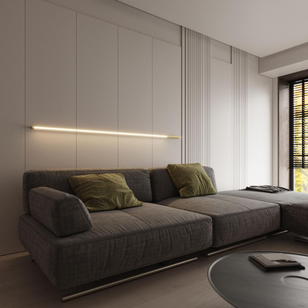 Светильник настенный светодиодный Alto LED 3000K латунь 40134/LED