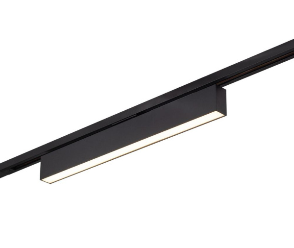 DK6630-BK Трековый светильник IP 20, 20 Вт, LED 3000, черный, алюминий