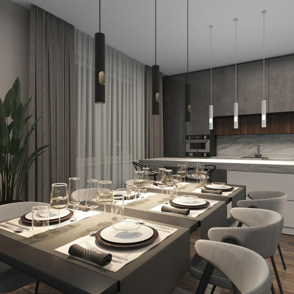 DK4045-BK Подвесной светильник, с декоративным вырезом, IP 20, до 15 Вт, LED, GU10, черный, алюминий