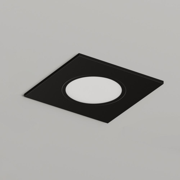 DK3102-BK Встраиваемый влагозащищенный светильник, IP65, до 10 Вт, LED, GU5,3, черный