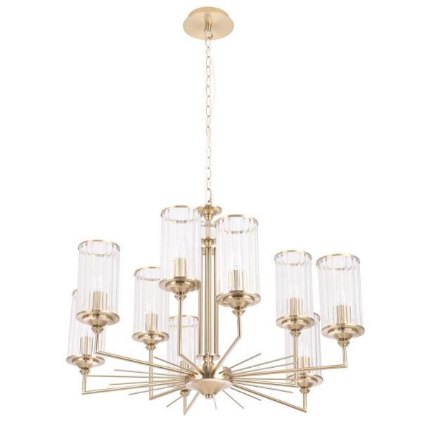 Люстра Crystal Lux GLORIA SP9 BRASS