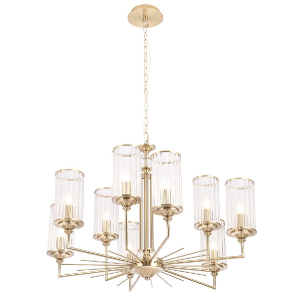 Люстра Crystal Lux GLORIA SP9 BRASS