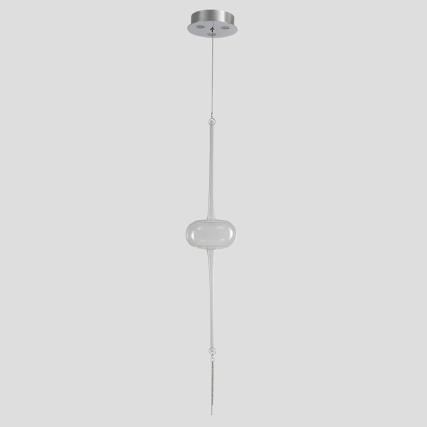 Светильник подвесной Crystal Lux GLASS SP3W LED CHROME