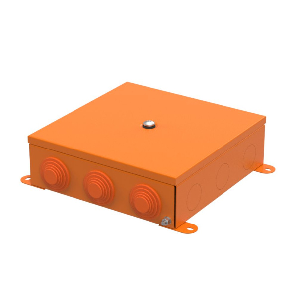 Коробка металлическая огнестойкая 70-0390-FR10.0-32 E15-E120 RAL2004 200x200x65 (4 шт/кор) Промрукав