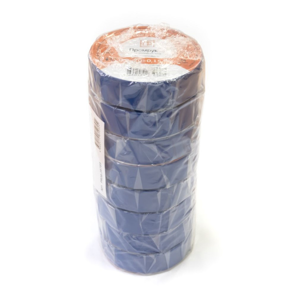 Изолента ПВХ синяя 0,15 x 19 мм х 20 м Промрукав