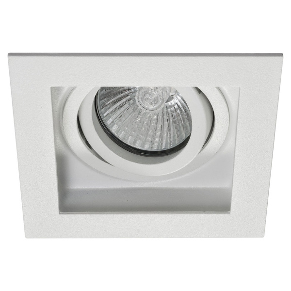 Поворотный встраиваемый точечный светильник AM Group AM165 WH